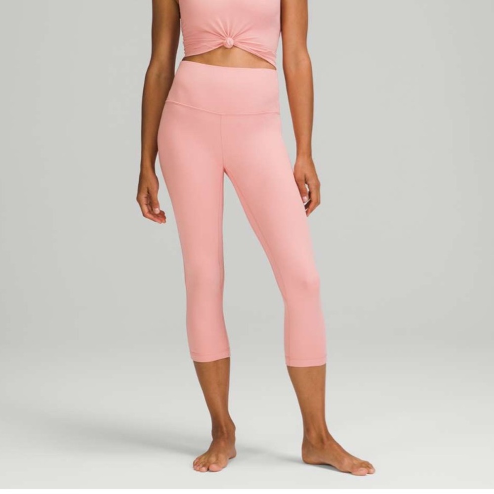 Lululemon Align High-Rise Crop 21” Pink Puff